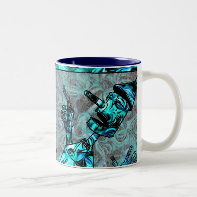 Aquamarine Tin Man Mug (Right)