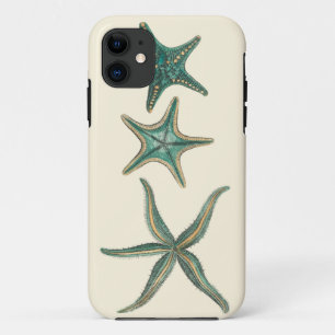 Aquamarine Triple Starfish iPhone 11 Case