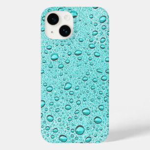 Aquamarine water droplets Case-Mate iPhone 14 case