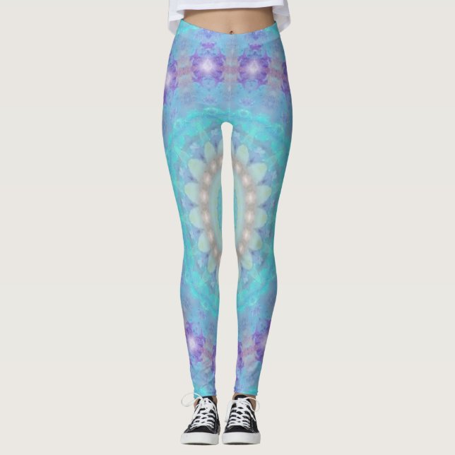 Aquamarine Waters Leggings (Front)