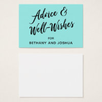 Aquamarine Wedding Advice & Well Wishes
