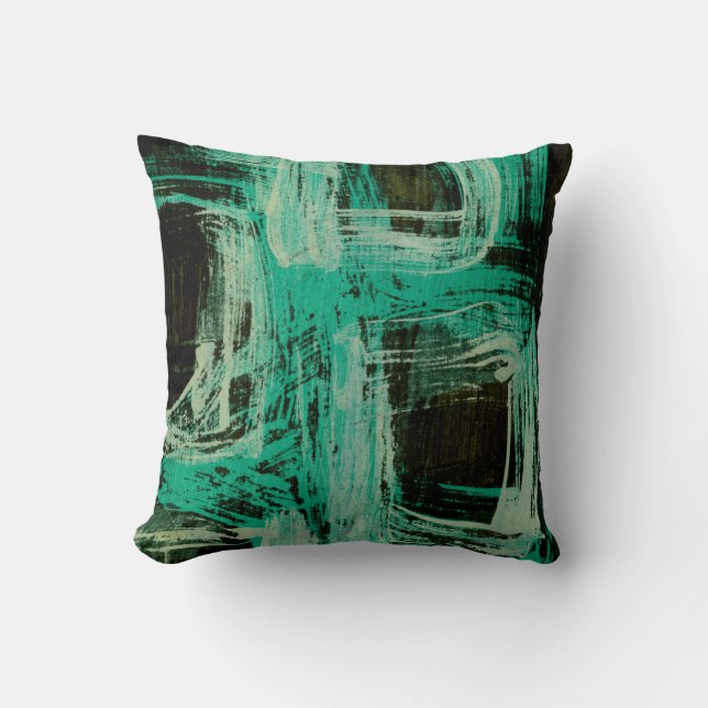 Aquamarine Windows I Cushion (Front)