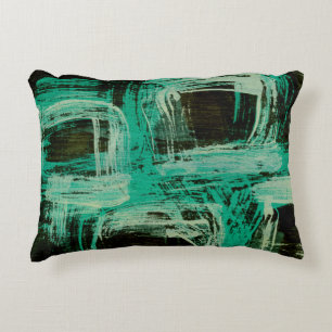 Aquamarine Windows I Decorative Cushion