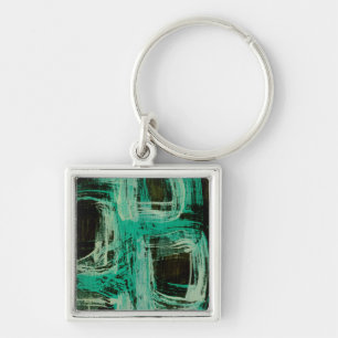 Aquamarine Windows I Key Ring