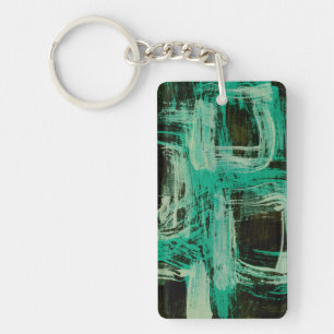 Aquamarine Windows I Key Ring