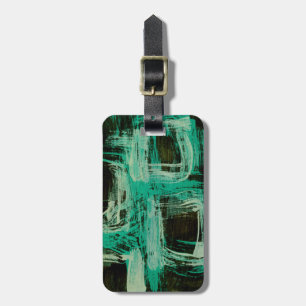 Aquamarine Windows I Luggage Tag