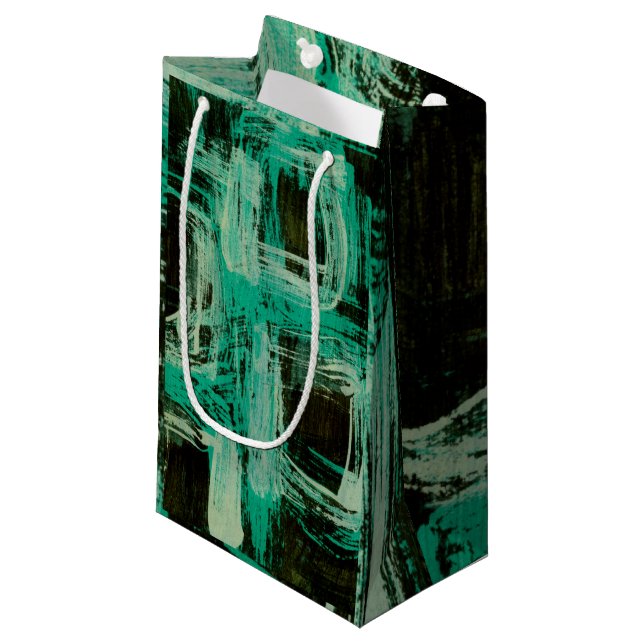 Aquamarine Windows I Small Gift Bag (Front Angled)