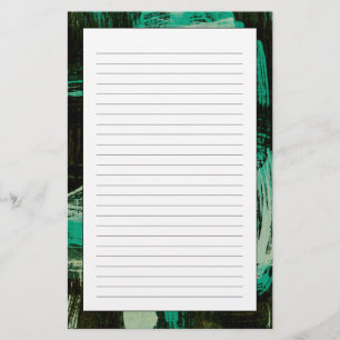 Aquamarine Windows I Stationery