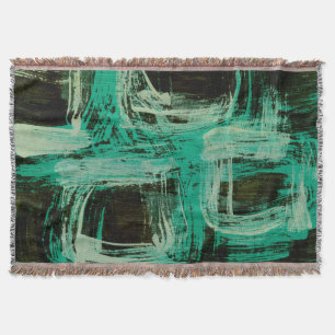 Aquamarine Windows I Throw Blanket