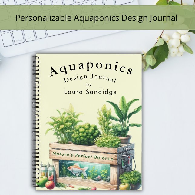 Aquapontic Design Journal Fish Tank Notebook  (Creator Uploaded)