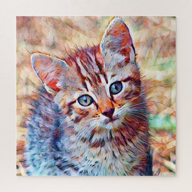 aquarell kitten jigsaw puzzle (Vertical)