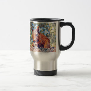 aquarell squirrel travel mug
