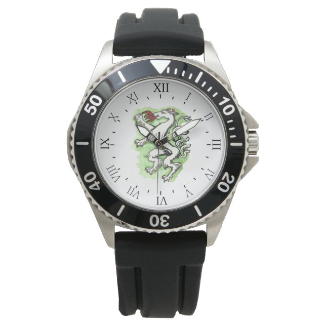 Aquarell Steiermark Wappen Panther Austria Watch (Front)