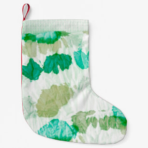 Aquarelle Texture. Splash. Abstract Splash. Tie Dy Small Christmas Stocking