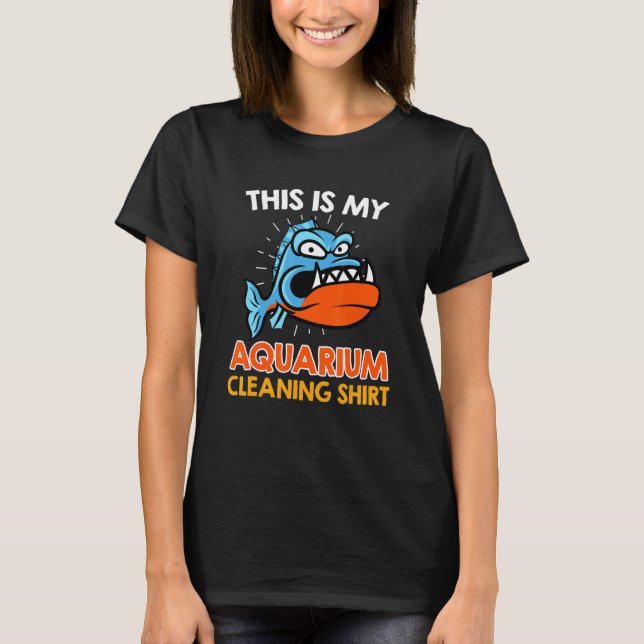 Aquarist Aquarium Cleaning T-Shirt (Front)