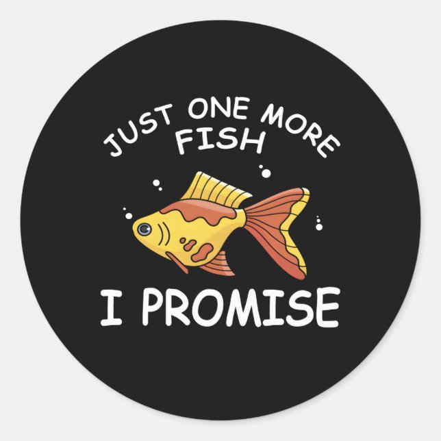 Aquarist Aquarium Tech Aquarium Fishkeeg Fish Classic Round Sticker (Front)