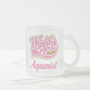 Aquarist Gift Frosted Glass Coffee Mug