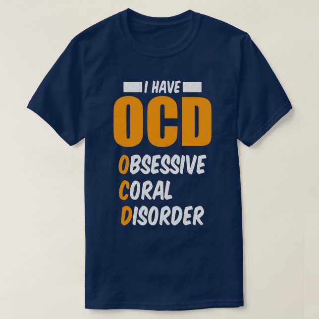 Aquarist OCD Aquarium Obsessive Coral Disorder Gif T-Shirt (Design Front)
