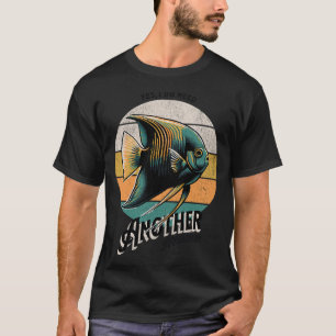 Aquarium Angelfish Retro Design, Vintage Fish Shir T-Shirt