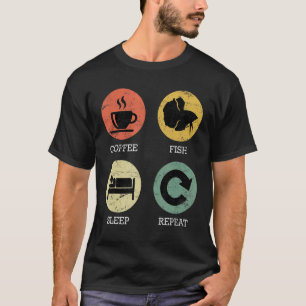 Aquarium Aquarist Eat Sleep Fish Repeat Aquarianer T-Shirt