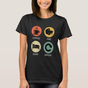 Aquarium Aquarist Eat Sleep Fish Repeat Aquarianer T-Shirt