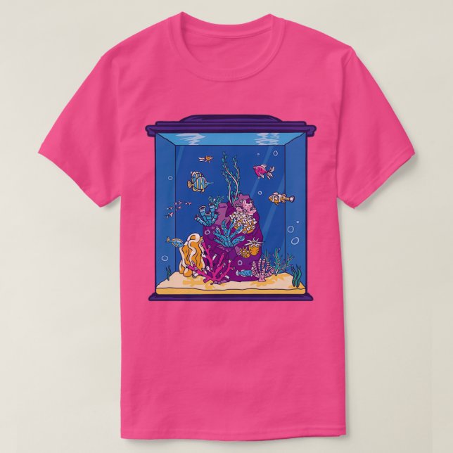 Aquarium aquaristics T-Shirt (Design Front)