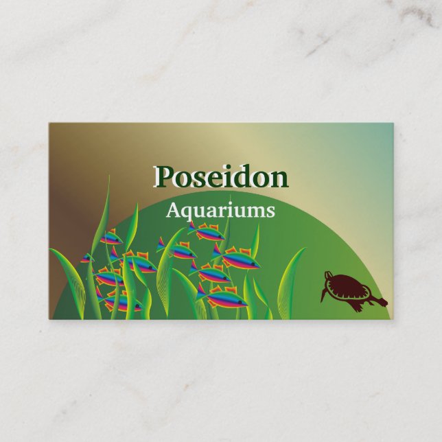 Aquarium Business Cards (Front)