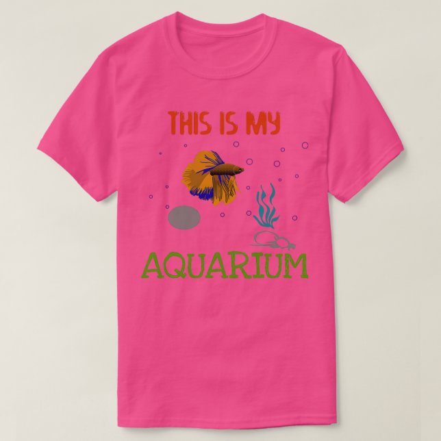 Aquarium Cleaner T-Shirt (Design Front)