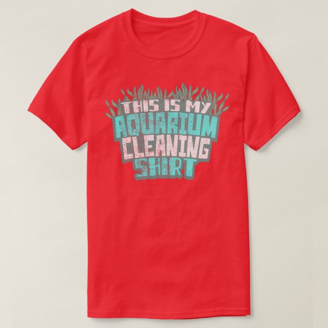 Aquarium Cleaning Classic TShirt (Design Front)