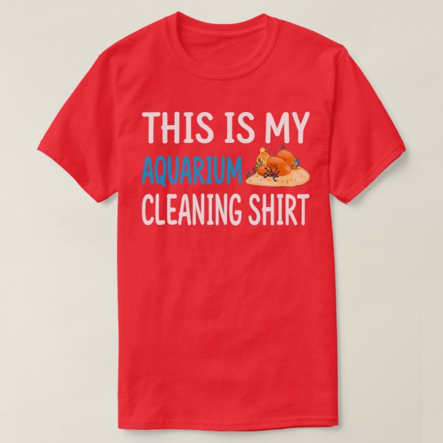 Aquarium Cleaning Shirt Classic TShirt (Design Front)