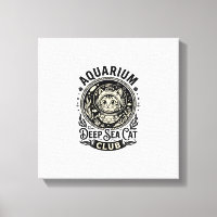 Aquarium Deep Sea Cat Funny Cat Graphic - Aquarium