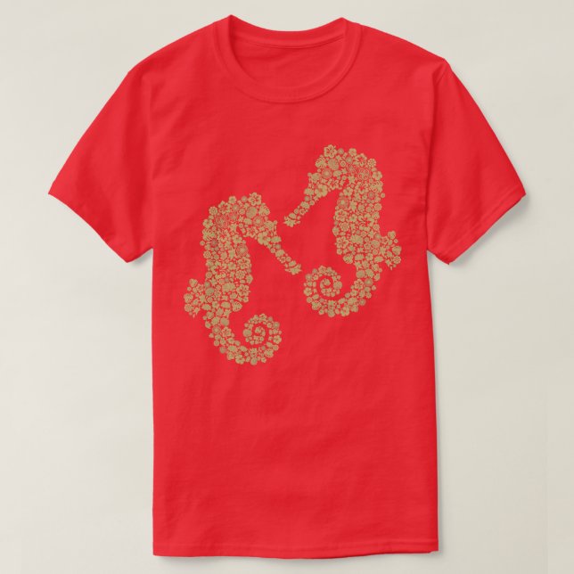 Aquarium Fish Animal Seahorse T-Shirt (Design Front)
