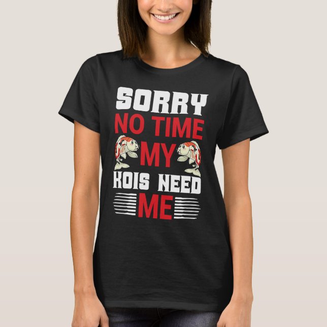 Aquarium Fishkeeping Koi Breeder T-Shirt (Front)