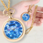 Aquarium Jellyfish 0925 Necklace Watch<br><div class="desc">Painting "San Francisco Aquarium Jellyfish 0925" Collection

Personalise on the product page or click the "Customise" button for more design options.  Design created from my painting "San Francisco Aquarium Jellyfish 0925" capturing jellyfish in an aquarium in San Francisco,  California.   Matching products are available in this collection.</div>