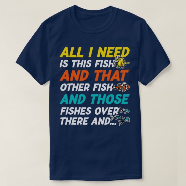 Aquarium Lover 2 T-Shirt (Design Front)