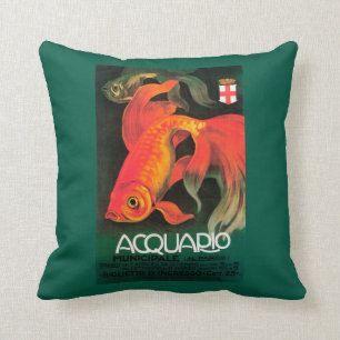 Aquarium & Municipal Park Promotional Poster Cushion
