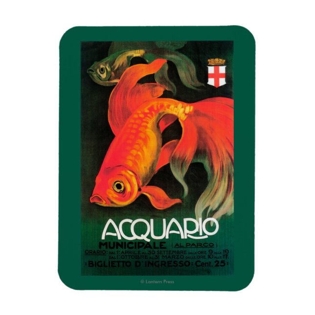 Aquarium & Municipal Park Promotional Poster Magnet (Vertical)