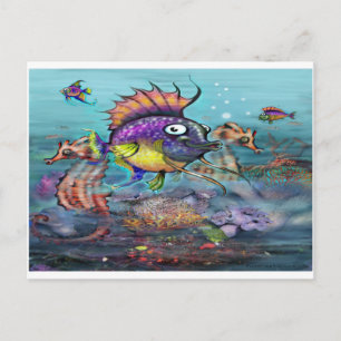 Aquarium Postcard