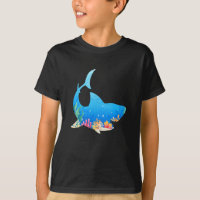 Aquarium Shark colourful cool funny Gift