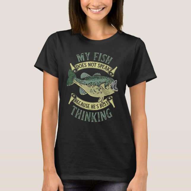 Aquarium Smart Fish Owner Pet Keeping Fishing Love T-Shirt (Front)