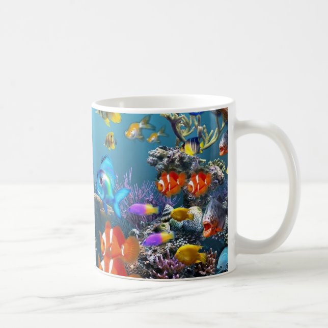 Aquarium Style Coffee Mug (Right)