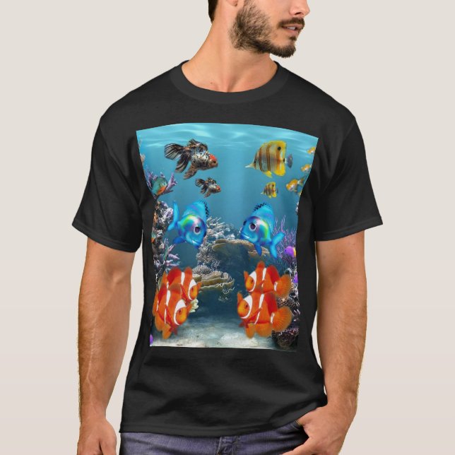 Aquarium Style T-Shirt (Front)