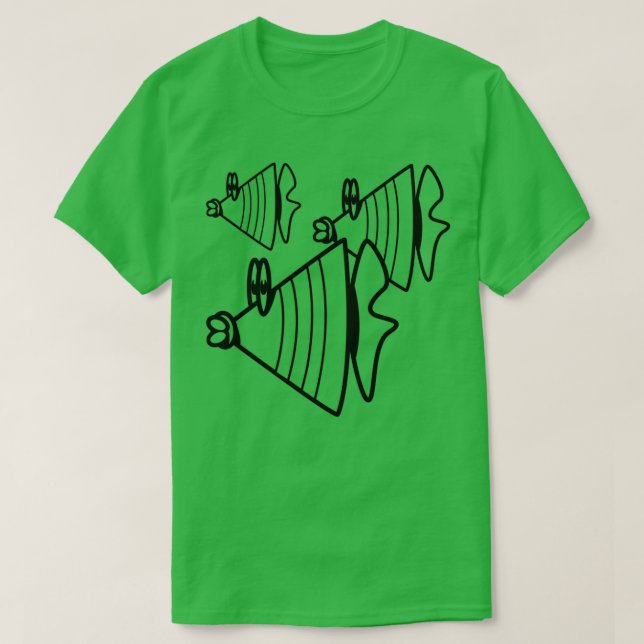 Aquarium swarm fish Classic TShirt (Design Front)