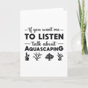 Aquarium Talk About Aquascaping Fish Aquarist Card