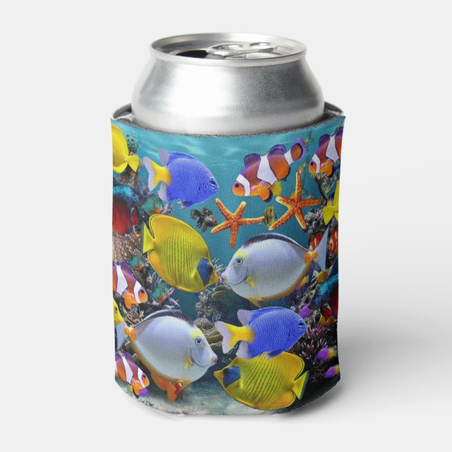 aquarium tropical fish fishing can cooler (Can Front)