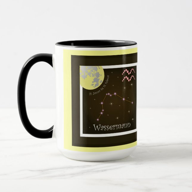 Aquarius 21 January to 18 February cup (Left)