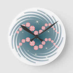 Aquarius 21 January to 18 February Round Clock