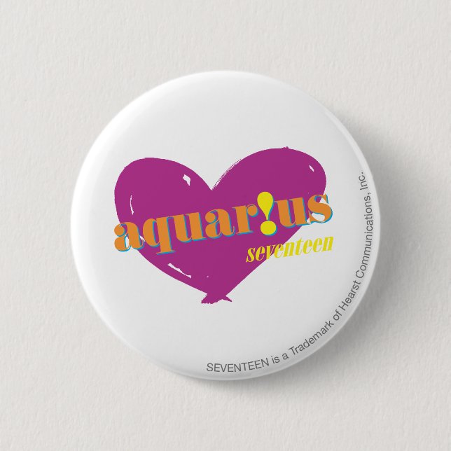 Aquarius 2 6 cm round badge (Front)