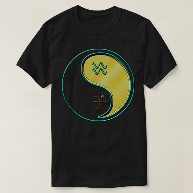 Aquarius amp Rat Yang Metal T-Shirt (Design Front)