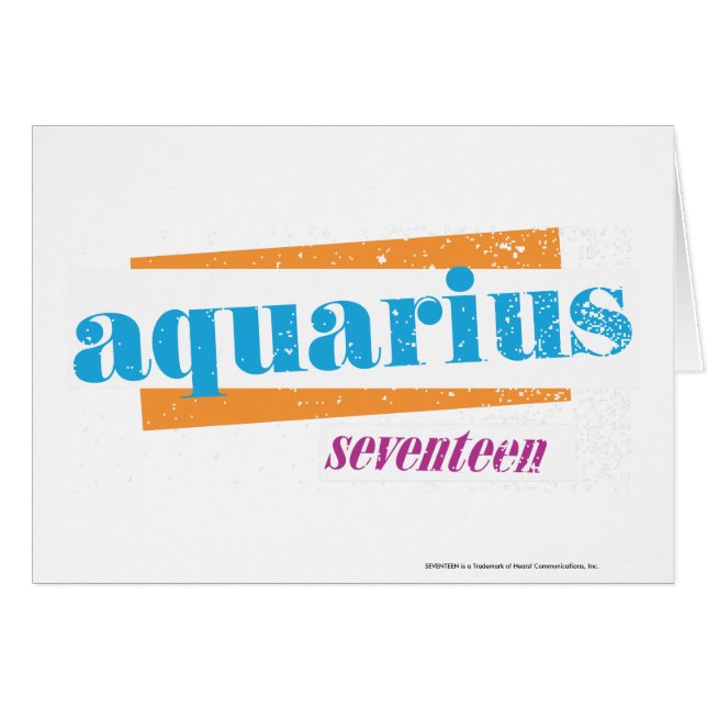 Aquarius Aqua (Front Horizontal)